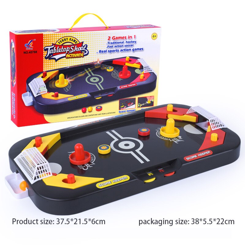 Mini Ice Hockey Table 2in1 Baby Ice Hockey Table Game Interactive Preschool Education Toy