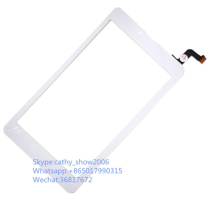 7 "QCY-070152 Tablet Touch Screen Panel Overlay Digitizer Glas Sensor Reparatie Vervangende Onderdelen: WHITE
