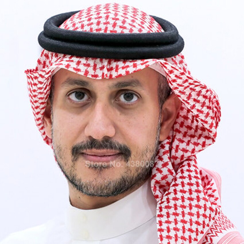 Mannen Moslim Sjaal Saudi Arabische Dubai Traditionele Islamitische Accessoires Mannelijke Hoofddoek Hijab Plaid Tulband Shemagh Gutra Gebed Dragen