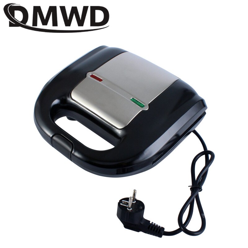 DMWD Multi-function Sandwich Machine Panini Machine Spit Driver Home Omelet Double-sided Heating Breakfast Machine EU US