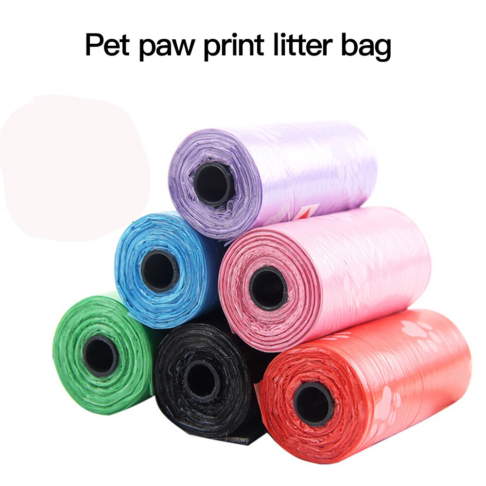 20 Sheets Dog Poop Bag Trash Garbage Bags For Cat Pets Waste Collection Bag Outdoor Multifunction Cleaning Poop Bags Supplies