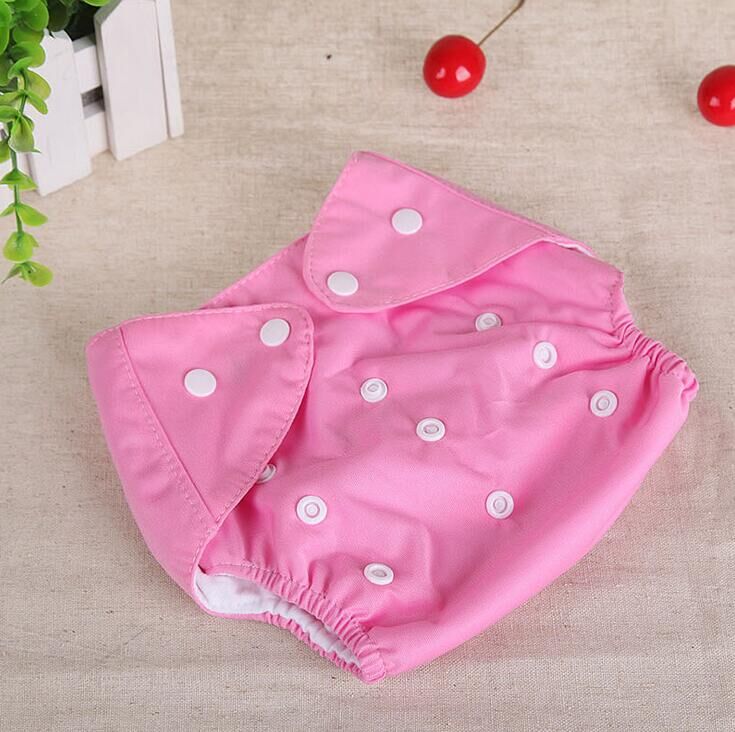 Couches bébé lavables et réutilisables couches en maille/coton bébé coton pantalon d'entraînement: Rose / Winter