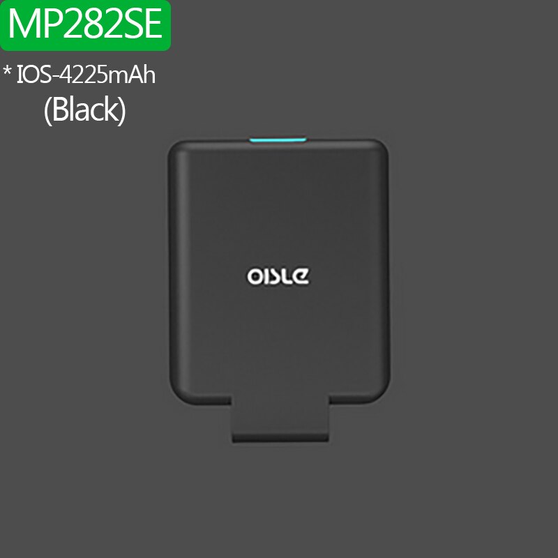 Mp280se novo 4th casos carregador de bateria externa de backup portátil power bank para iphone x xs max 11 pro/samsung/huawei/xiaomi oisle: IOS--Black 4500mAh