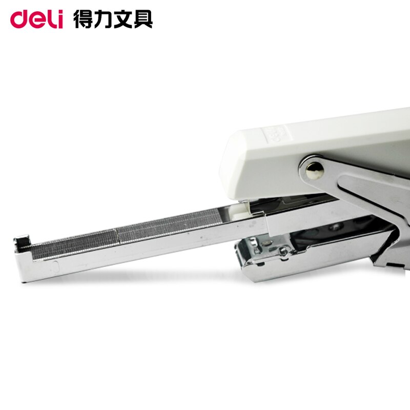 [ReadStar]Deli 0329 manual stapler plier style efforts saving hand paper binding include 1 stapler + 10 boxes staples