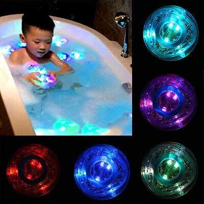 1 PC Baby Kids Toy Color Changing LED Light Children Interesting Bath Pool Toys