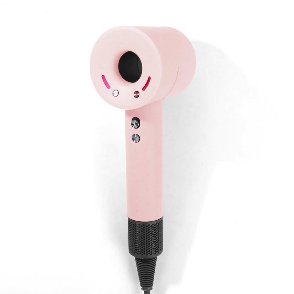 Dyson secador de pelo caso cubierta de Gel de silicona funda protectora a prueba de polvo de la piel para Dyson de caso: GJ70-pink