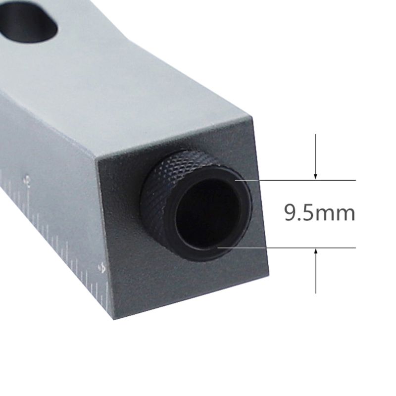 Aluminum Alloy Small Oblique Hole Locator Drill Guide Magnetic Woodworking Tool