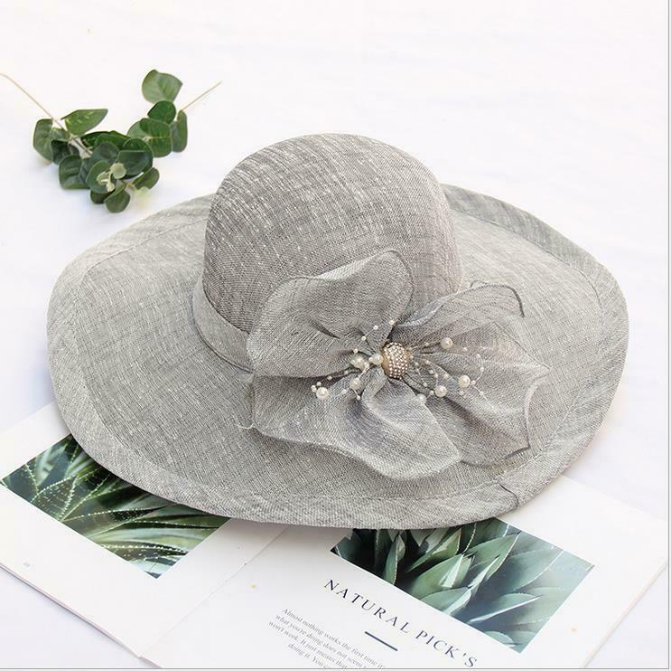 Dames Vrouwen Zomer Mode Boho Grote Floppy Opvouwbare Brede Rand Cap Zon Stro Strand Hoed