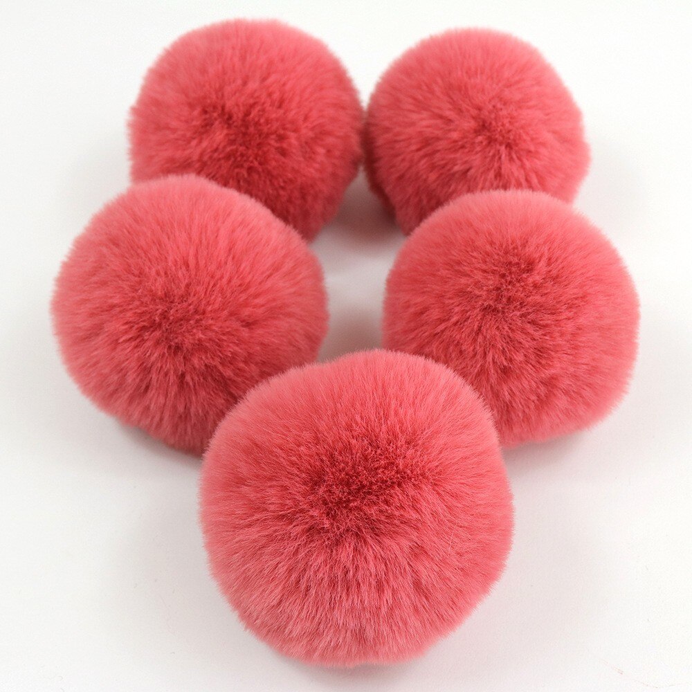 10 CM 1 PCS 20 Kleuren Pluizige Konijnenbont Bal Pompom Kunstmatige Konijnenbont Voor Vrouwen Auto Zak Kledingstuk Sleutel ketting Bont Bal: 14