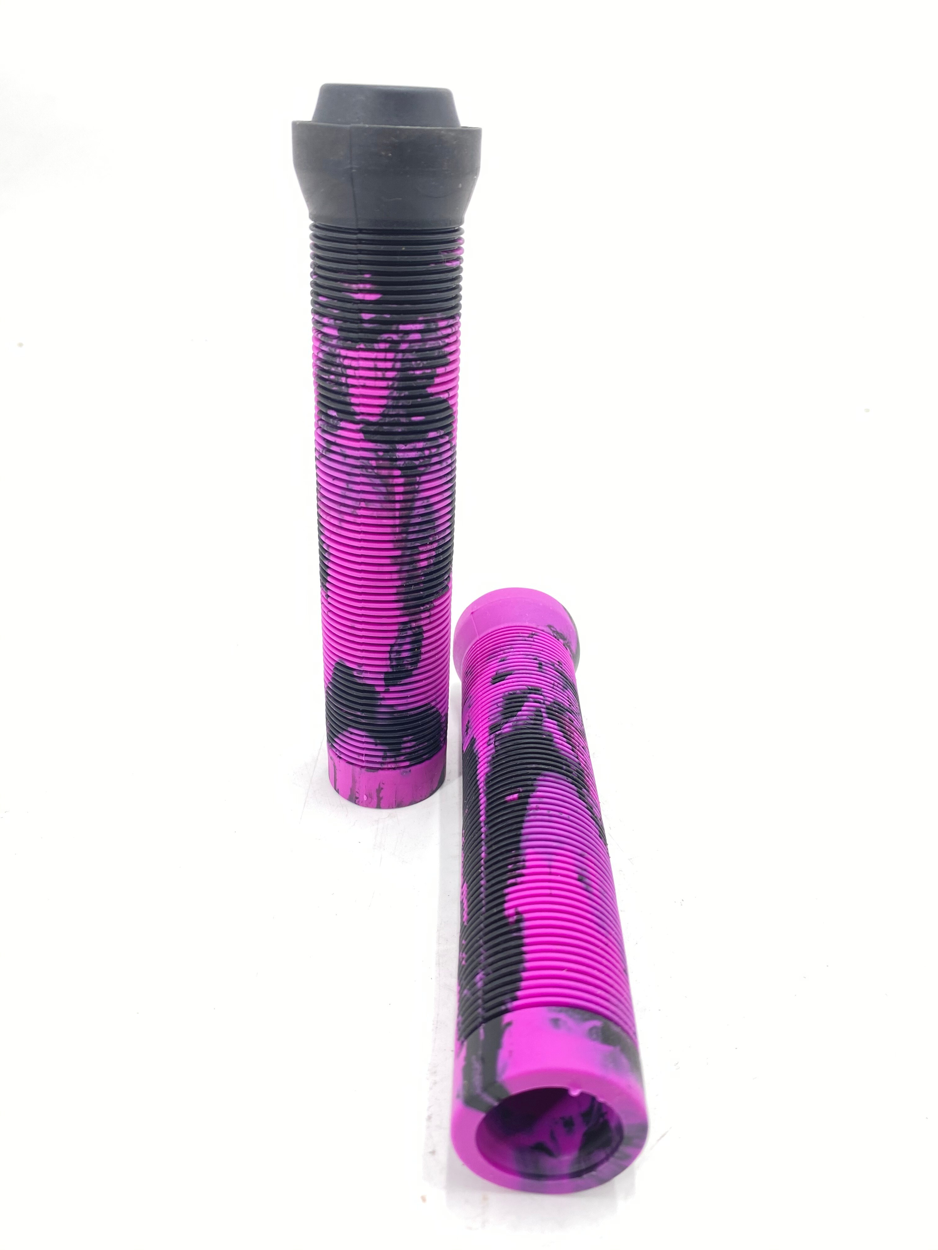 Cool price BMX stunt scooter grips durable 150mm rubber bmx grips: Pink