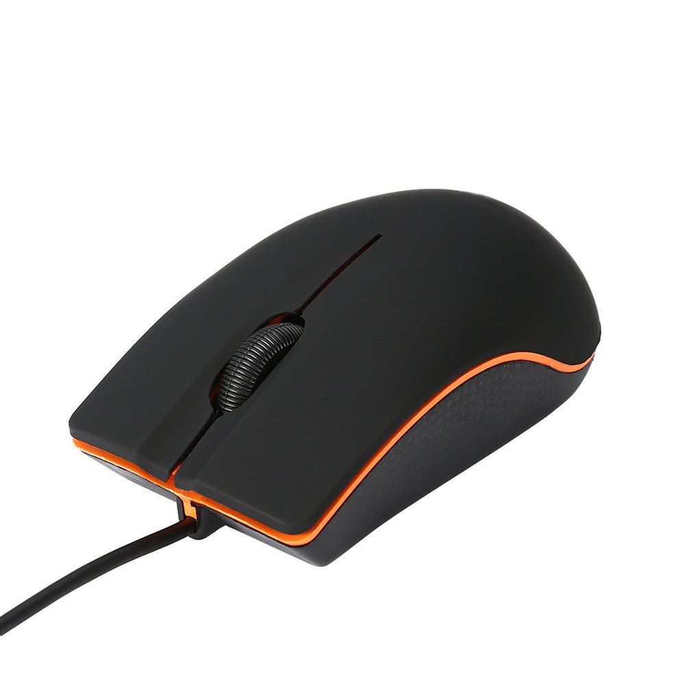 USB Spiel Maus Wired Gaming 1200 DPI Optische 3 Tasten Spiel Mäuse Für PC Laptop Computer E-sport 1M Kabel USB Maus: Black