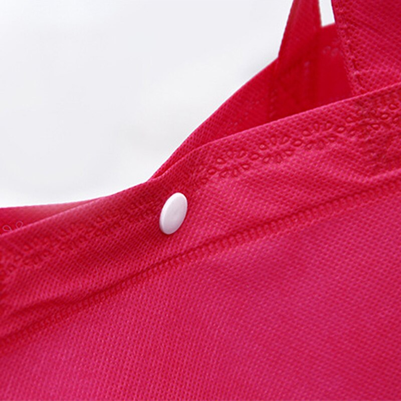 Shoulder Shopping Bag Foldable Reusable Grocery Bags Food Organizer Vegetables Bag Non Woven Fabric