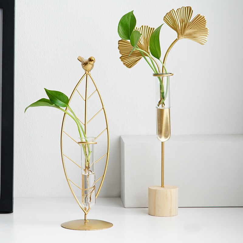 Pohjoismainen sisustus kodin lasi maljakko istutuspöytä geometrinen terraario pöytä työpöytä hydroponics kasvi bonsai kukkaruukku kodin sisustus