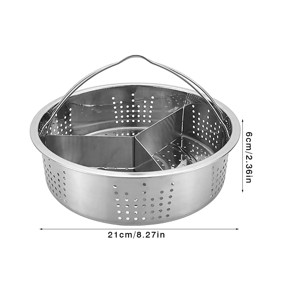 Pressure Cooker Steamer Basket 304 Stainless Steel Egg Steaming Rack Kitchen Cooking Steamer Stand Home Cookware Supplies