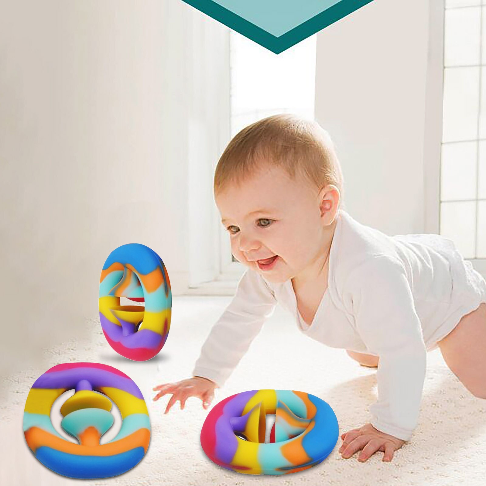 Anti-stress Finger Hand Grip Autism Special Needs Stress Reliever Anxiety Relief Toys Extrusion Sensory Pinching Ball Fidget Toy