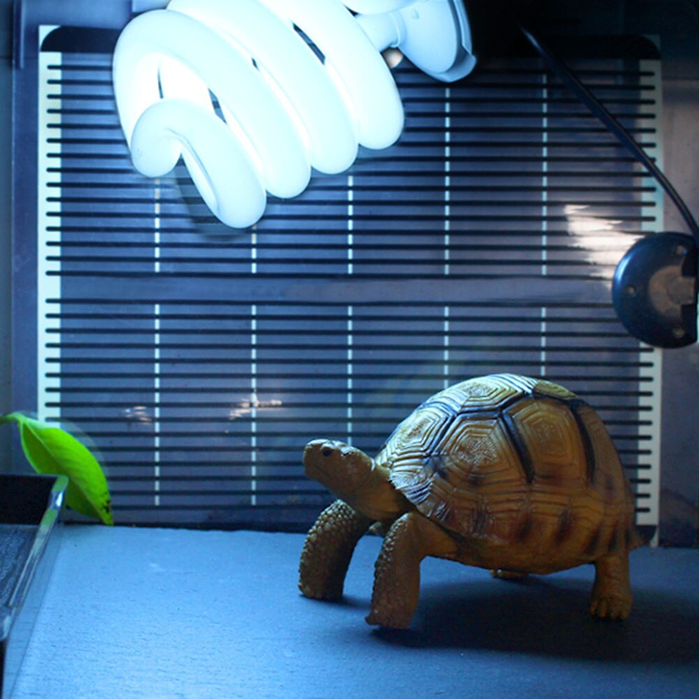 Lámpara para reptiles, lámpara UV 100 UVB de 13W, Terrario de Vivario, Tortuga, serpiente, Bombilla de calentamiento de mascotas E27, práctica