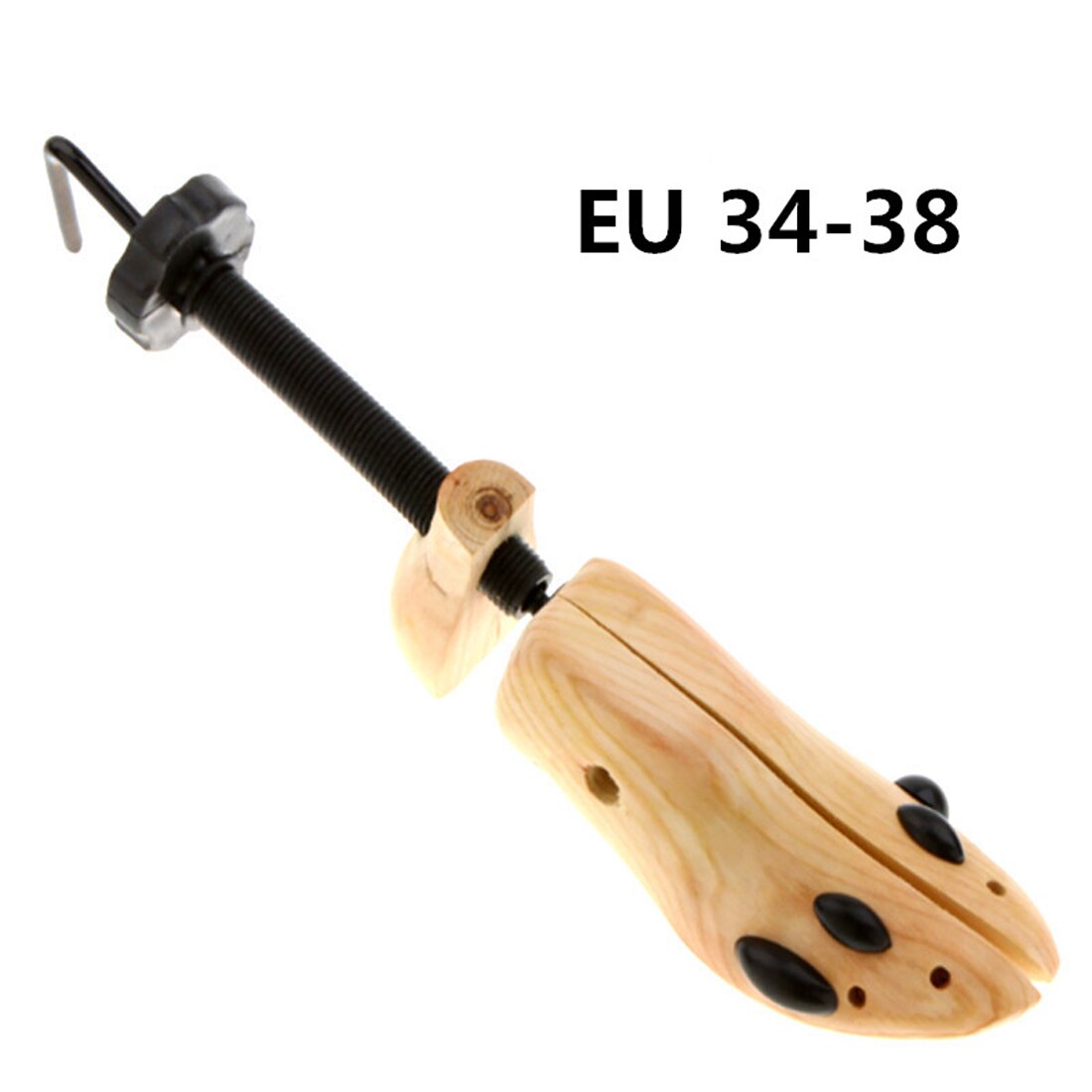 1Pcs Wooden Shoe Support Shoe Tree Adjustable 2-Way Shoe Stretcher Shaper Rack Men Women Shoe Expander: S