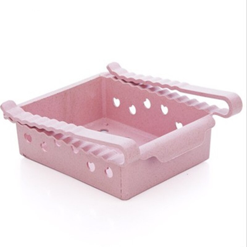 1PC Refrigerator Shelf Containers Storage Rack Retractable Food Storage Box Eco-friendly Plastic Container Kitchen Organizer