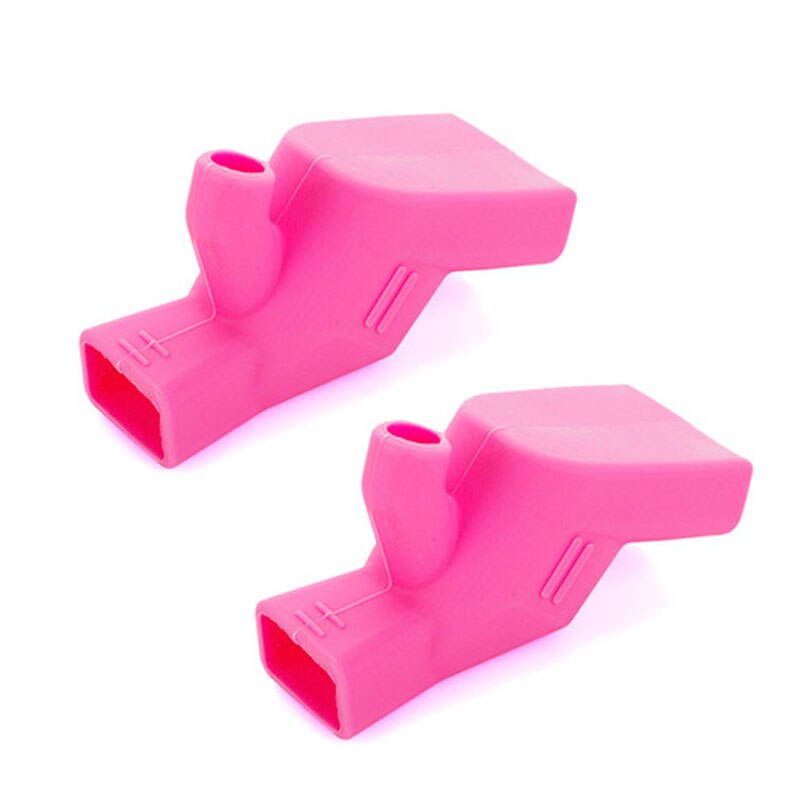 2 pz/lotto bambino bambini lavaggio a mano dispositivo due modi di utilizzo accessori per il bagno lavaggio a mano rubinetto Extender vasche per bambini: Colore rosa