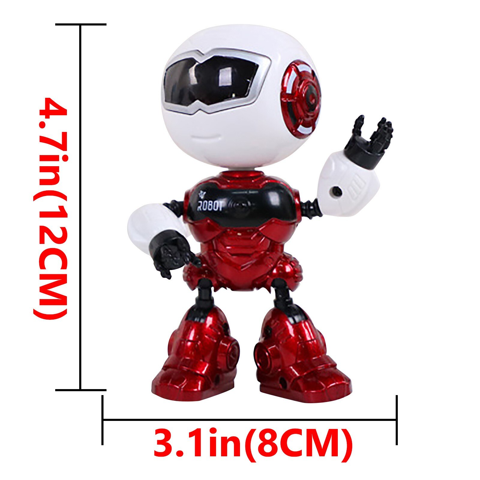 toys for children Novelty Puzzle Alloy Robot Induction Music And Light Variable Modeling Toy toys zabawki dla dzieci#L4