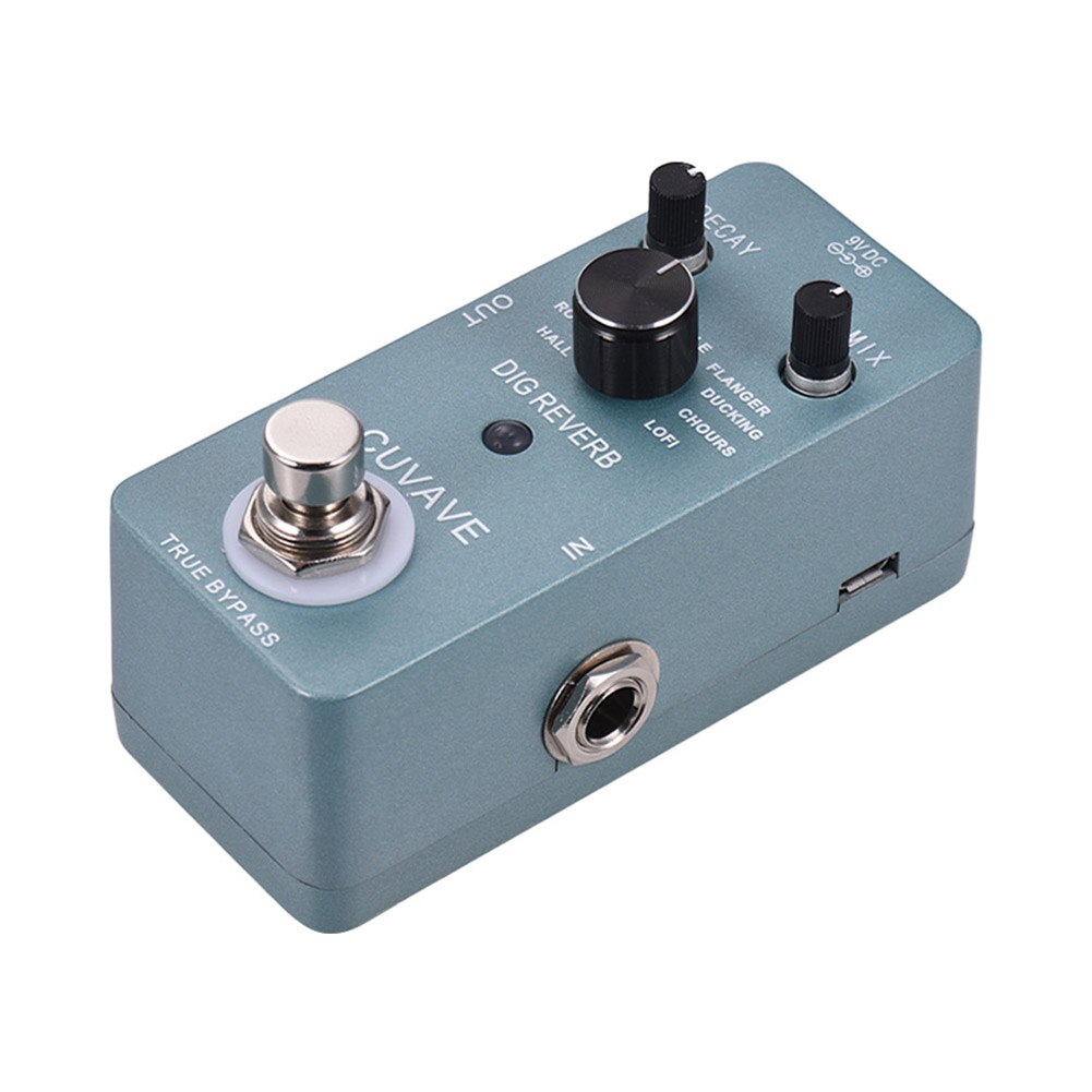 Digital Reverb Guitar Effect Pedal True Bypass Electronic Music Equipment Accessories Attachment