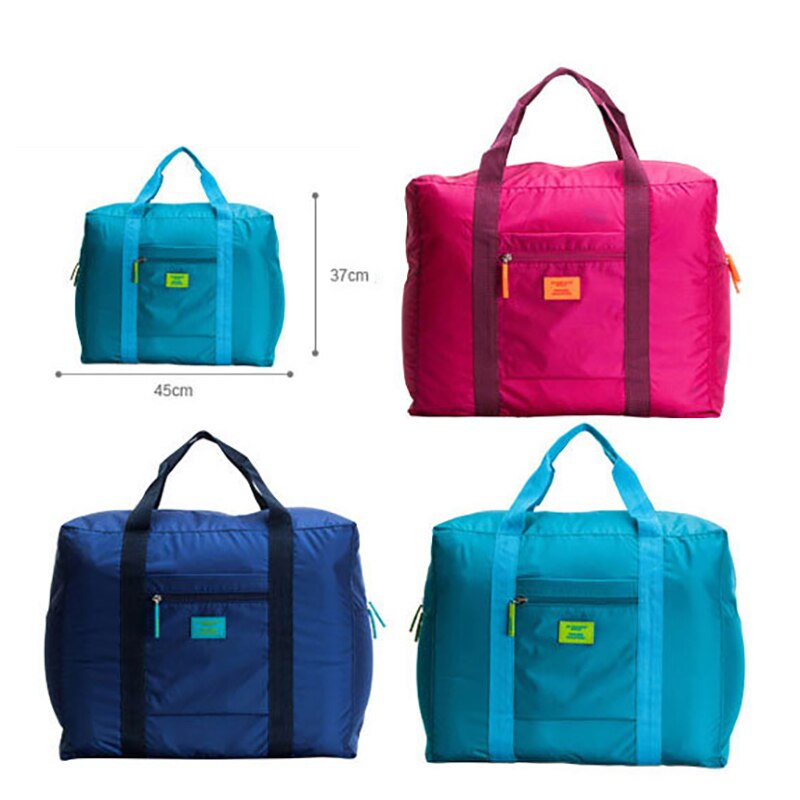 Nylon Foldable Travel Bag Large Capacity Hand Luggage Storage Bags WaterProof Business Travel Bags Outdoor Daily Handbags