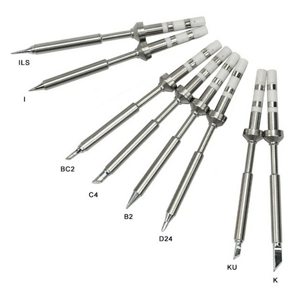 Silver Solder Tip Metal Workshop Equipment 105mm Soldering Iron For TS100