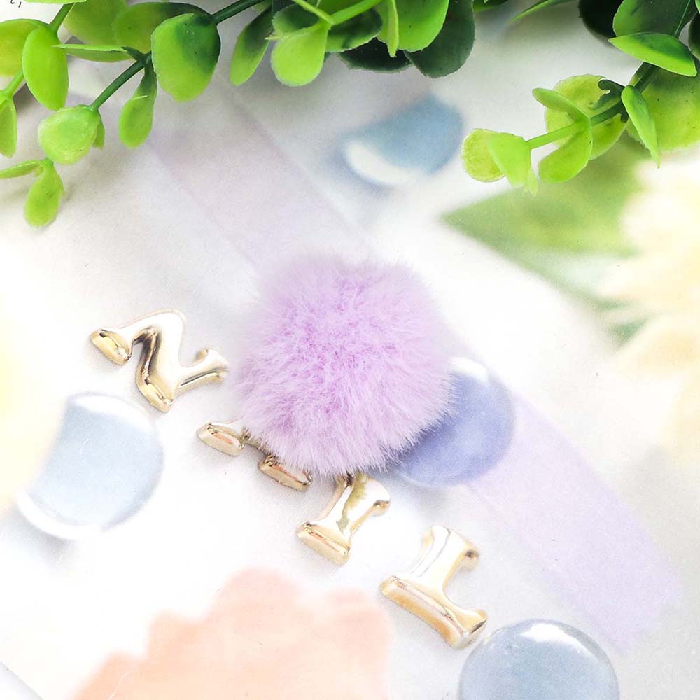 10 stk / posere 3-6cm pomponger fluffy plysjball mykt kunstig hår ball farge pompong diy sko lue bag klestilbehør: 3 cm purpur