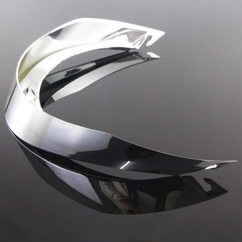 Motorcycle Helmet Big Tail Spoiler For AGV PISTA GRP GP VELOCE-S Rear PARTS &amp; ACCESSORIES Moto Casco Adornment: Silver plating