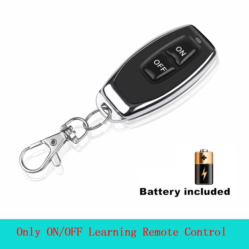 433 Mhz Wireless Remote Control Switch DC 12V 1CH Relay Receiver Module With Remote on off Transmitter For LED Electronic lock: green