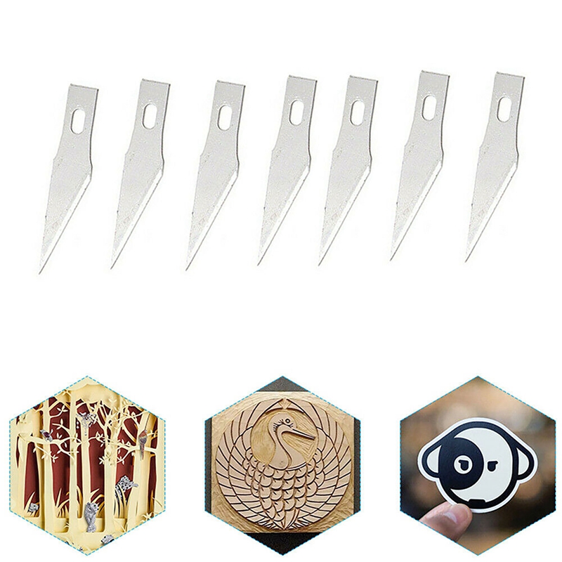 Blades Handle #11 Exacto Style x-acto Hobby Multi tool Crafts cutting A2TF: WHITE