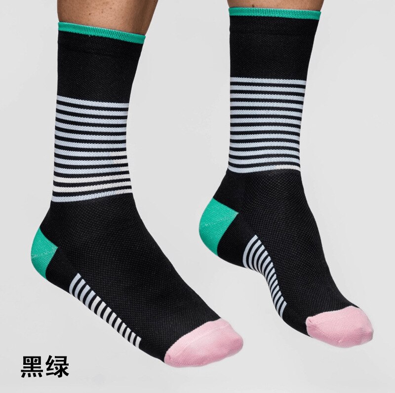 INBIKE Fahrradsocken Unisex - Reflektierend, Atmungsaktiv & No-Slip
