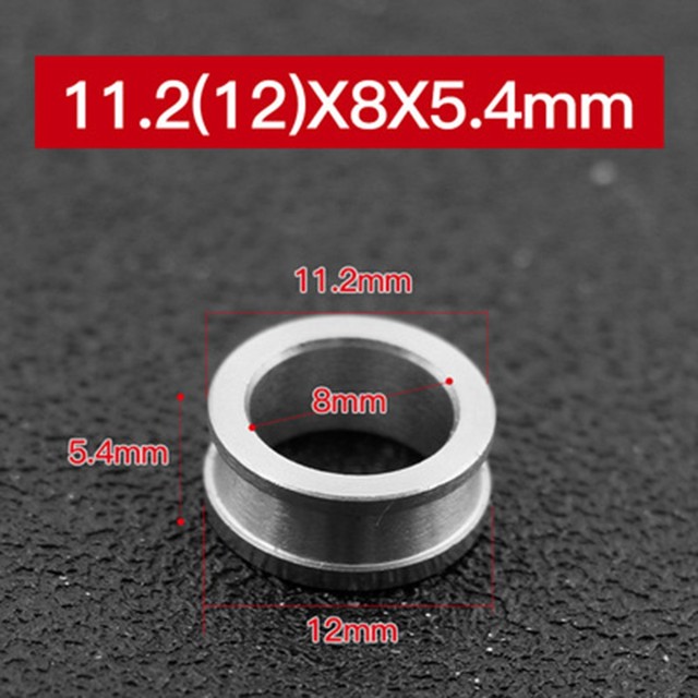 Mässing fiskelina rulle för spinning fiskerulle del reparation smidigt tillbehör hållbart rostfritt stål fisktillbehör pesca: 11.2 x 8 x 5.4mm sliver