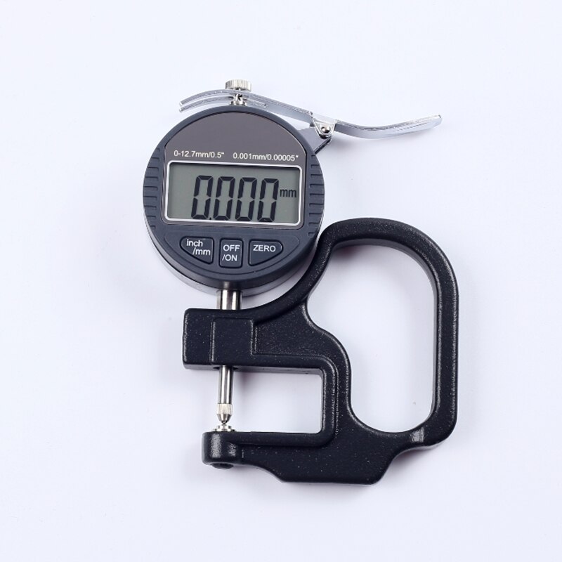 Syntek – jauge d'épaisseur numérique électronique 0-10mm, micromètre à lentille LCD, 0.001mm/0.01mm, micromètre à tête ronde