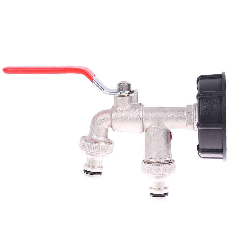 1/2 "Double Tap Ibc Watertank Connector Adapter Tap Voor Huis Tuin Water Connectors 1Pc