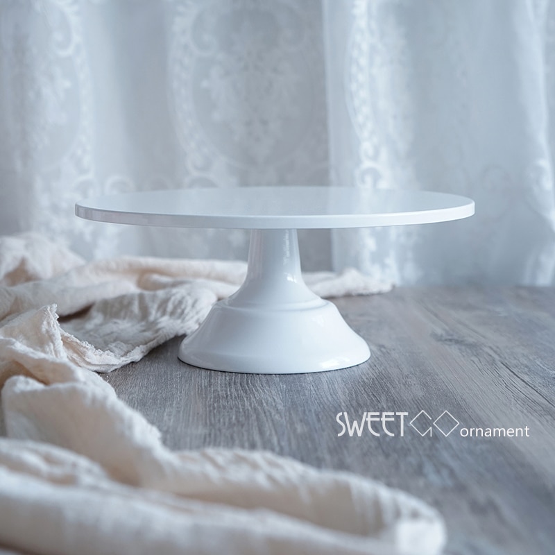 Sweet go Grand boulanger présentoir à gâteaux 12 pouces blanc outils de mariage Fondant ustensiles de cuisson Cupcake décoration fournitures Dessert Table Pops