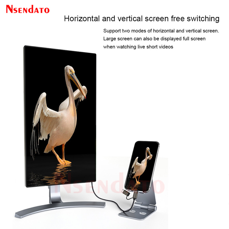 Mirascreen  ld39 trådbunden 1080p hd micro-usb typ c tv-stickadapter för android-telefon surfplatta speglar skärmvisning till tv-skärm