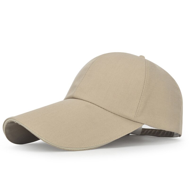 Casquette de Baseball Extra longue, ajustable, en toile, pour l&#39;été, Protection UV, voyage, plage