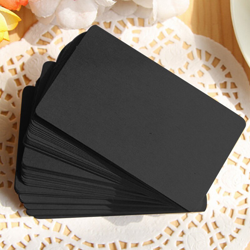 100 stücke Jahrgang leer Kraft Papier Tisch Nummer Name Karte Ort Karten Hochzeit Hochzeit Geburtstag Party Dekoration Einladungen: B
