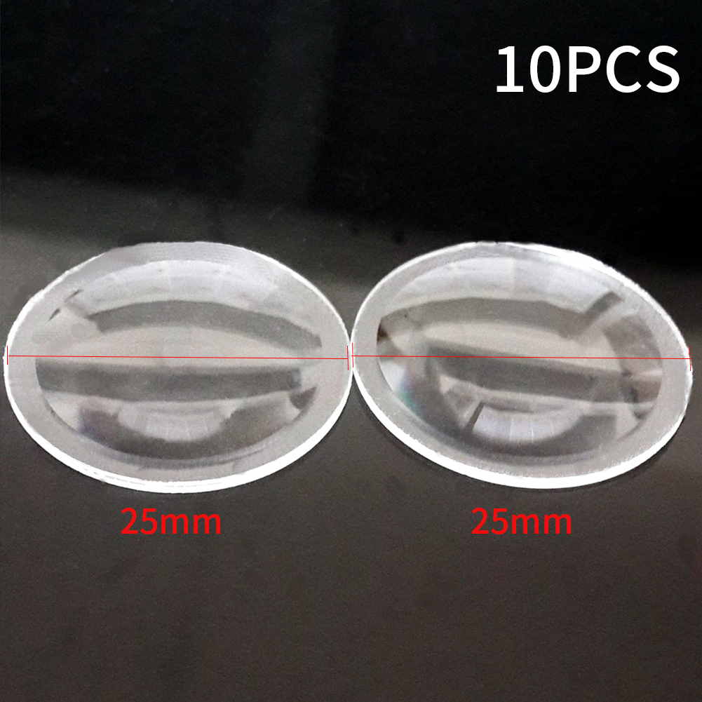 10 pièces de rechange pratiques VR HD, lentilles transparentes, convexes, focales asphériques, 3D, professionnelles, pour Google Cardboard