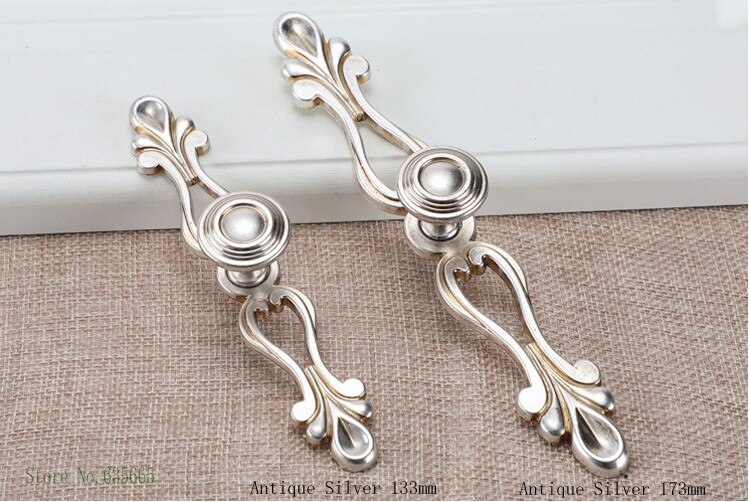 Antique Silver Black Bronze Furniture Handle Kitchen Cabinets Small Door Drawer Handle Wardrobe Cupboard Dresser Pull Door Knobs