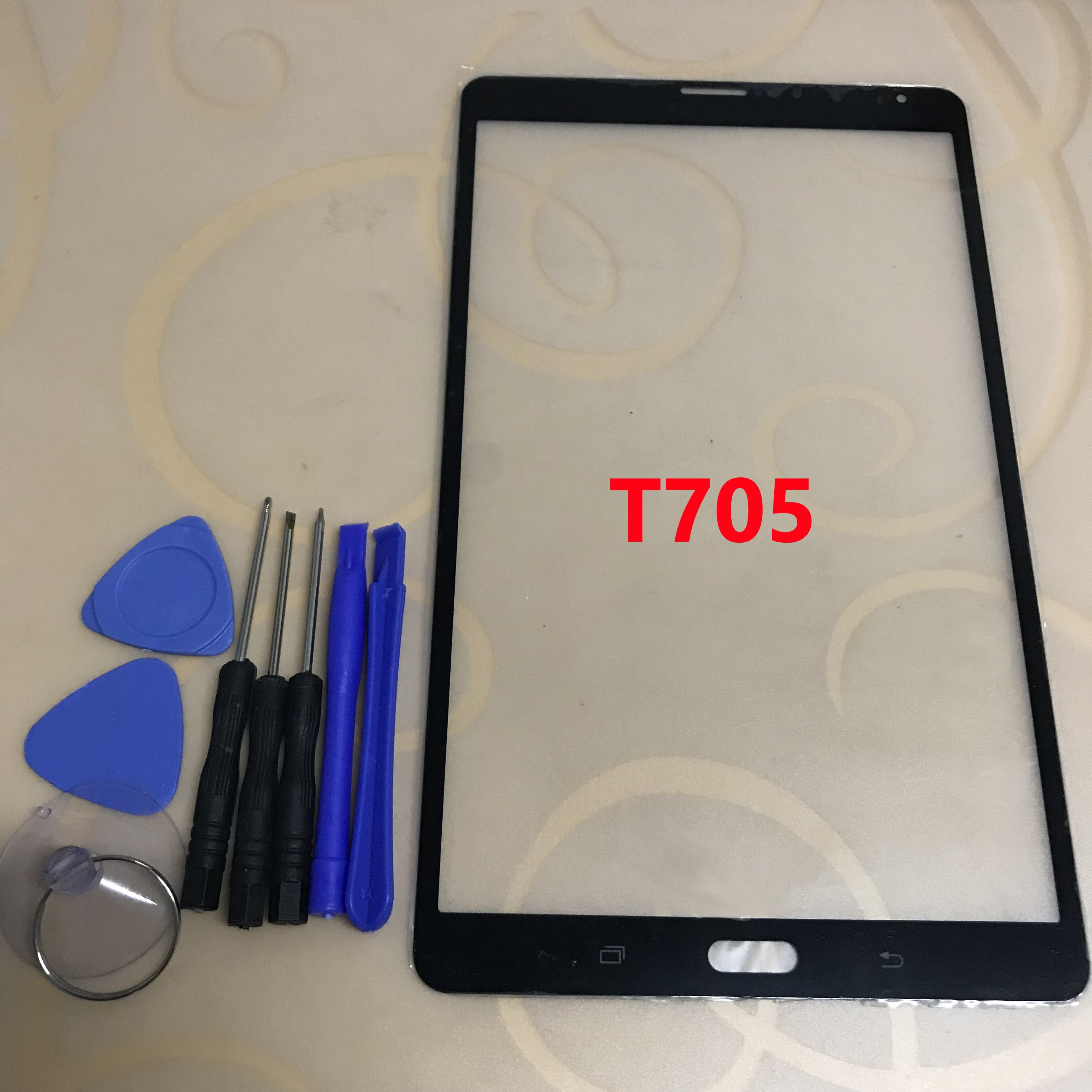 Für Samsung Galaxy Tab S 8,4 T700 SM-T700 / T705 SM-T705 Touchscreen Digitizer Sensor Äußere LCD Glas Objektiv + kostenlose Tools: T705 Black