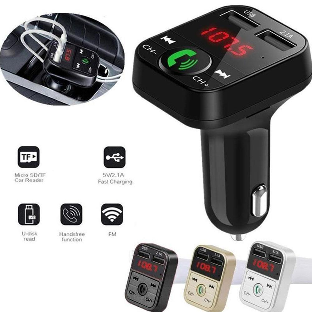 MP3 Speler Bluetooth 5.0 Fm-zender Snelle Usb Car Charger Modulator Hands Free Car Kit 3.1A Snelle Telefoon Oplader Audio ontvanger