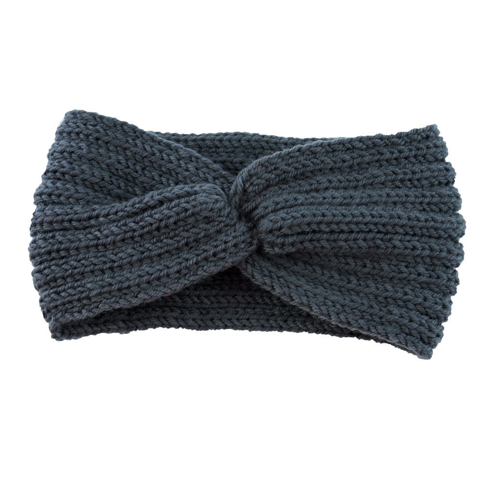 Winter Warmer Oor Gebreide Hoofdband Tulband Voor Lady Vrouwen Gehaakte Boog Brede Stretch Haarband Band Headwrap Haaraccessoires: G