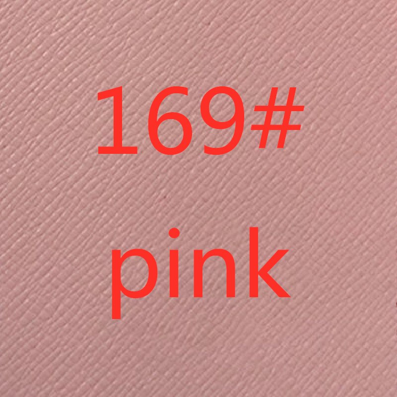 169#  plånbok kvinnor 6 färger enkel dragkedja ficka rosa fuchsia dam läder plånbok dam dam kort plånbok plånbok: Rosa