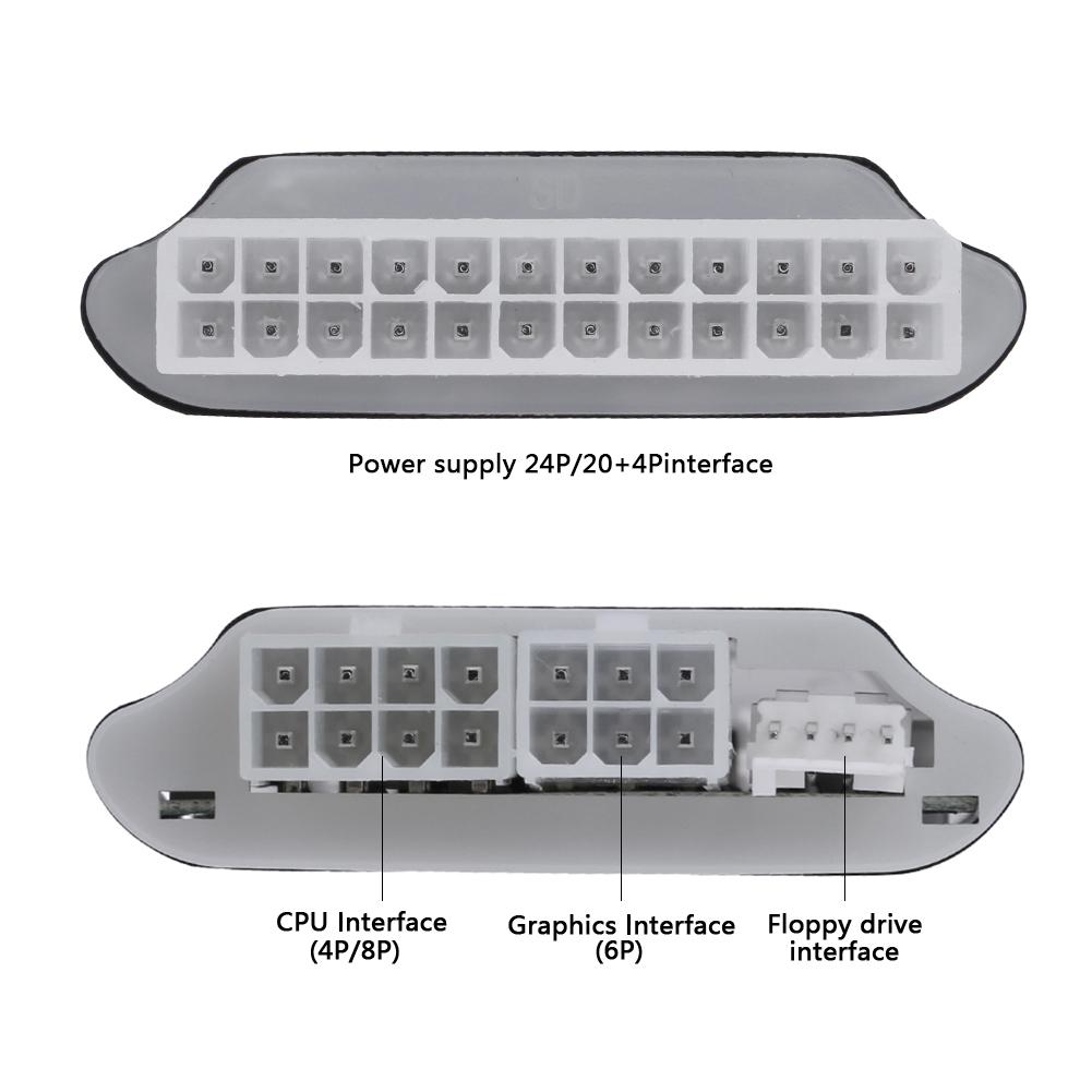 Digital LCD Display PC Power Supply Tester Checker ATX Measuring Tester