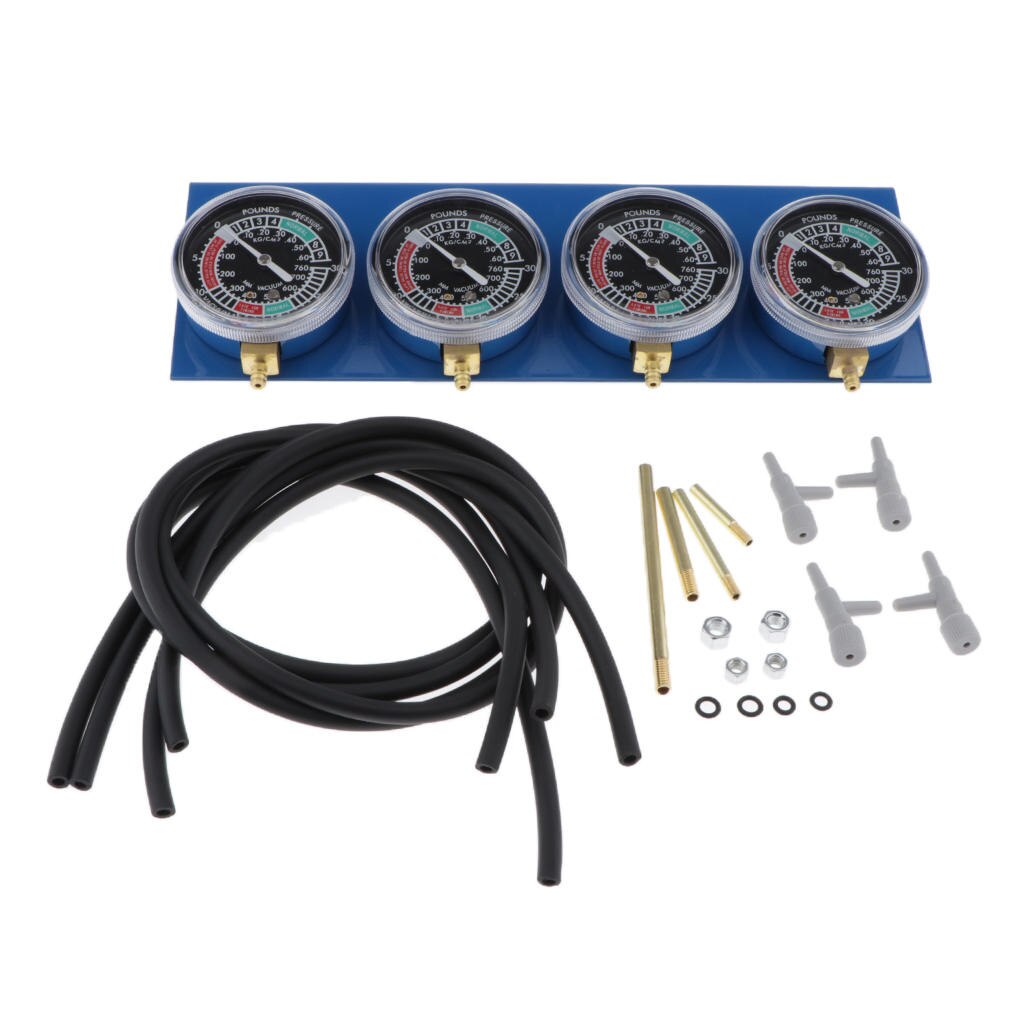 2 Pack Motorcycle Carb Carburettor Synchronizer Vacuum Balancer Gauge 4 Cylinder
