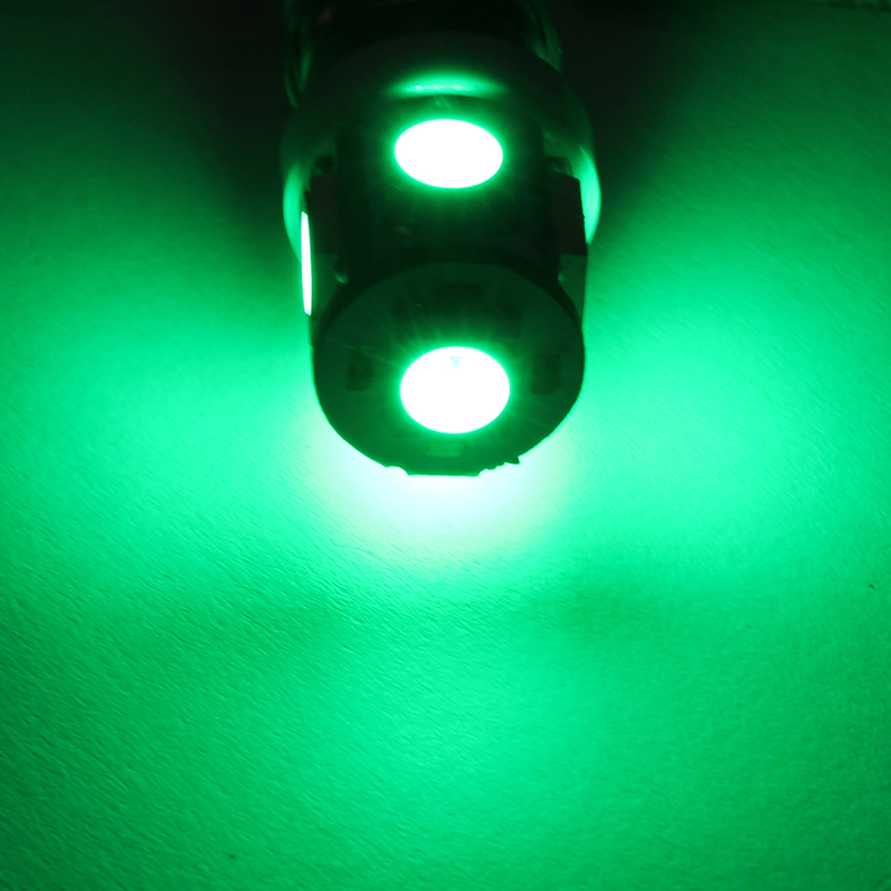 LED-Instrumenten lampe T10 W5W Canbus 6V 12V 24 V PKW LKW Fahrzeug Innen platte Licht Auto Fahrzeuge Bus Park lampe 12 24 Volt: Grün / 7w