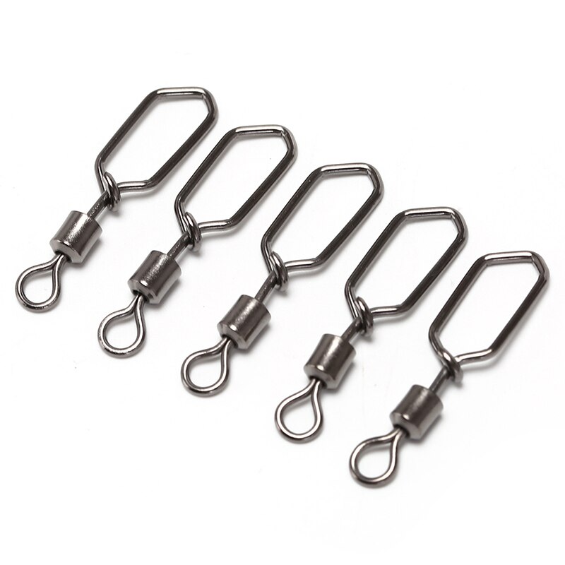 1 tas viswartel pesca visaccessoires schommel vierkante snap rolwartels vishaak kunstaas connector
