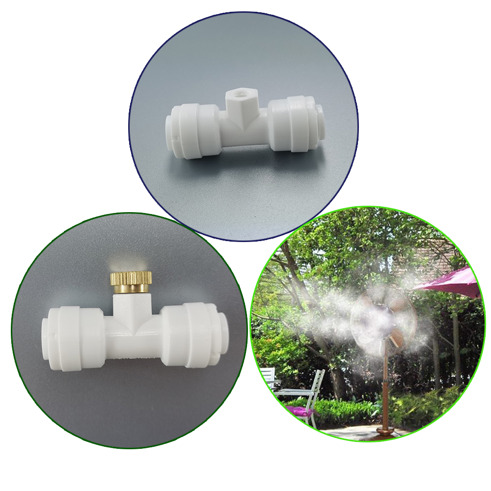10 Stuks Schroefdraad Messing Verneveling Nozzle 0.1-0.8Mm Orifice Water Mister Onderdelen Fog Nozzle Voor Patio Vernevelaars outdoor Cooling
